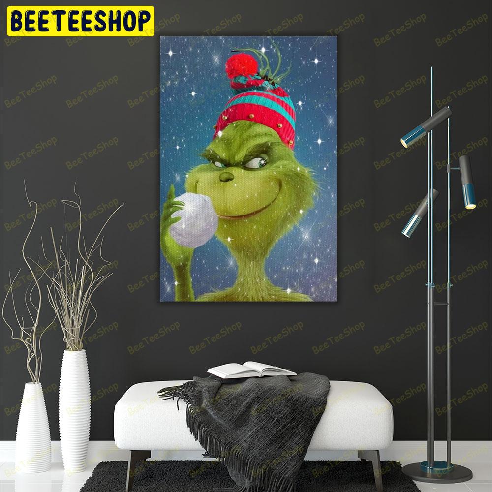 Blink Blink Grinch Trending US Portrait Canvas