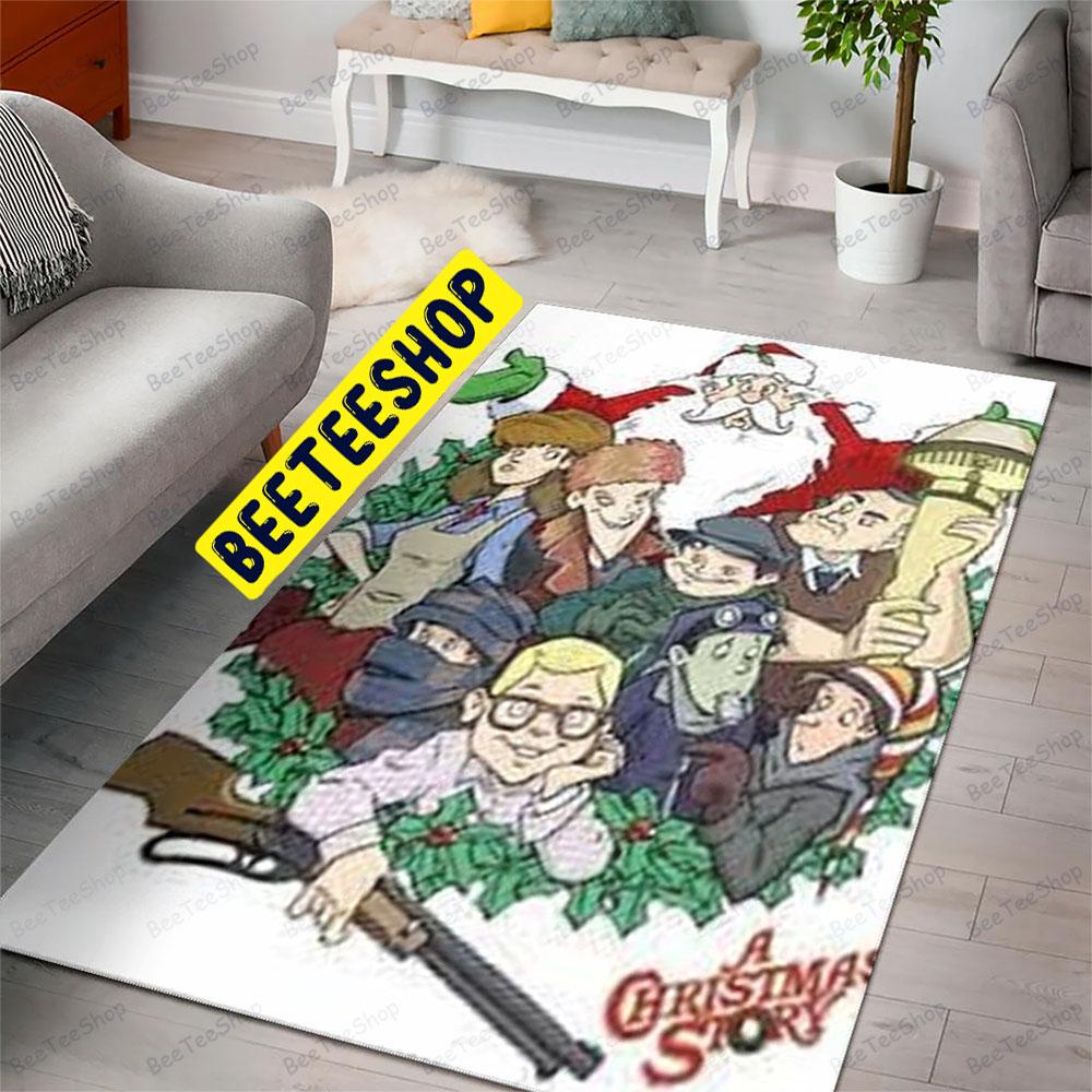 Christmas Cartoon A Christmas Story Christmas Trending Rug Rectangle