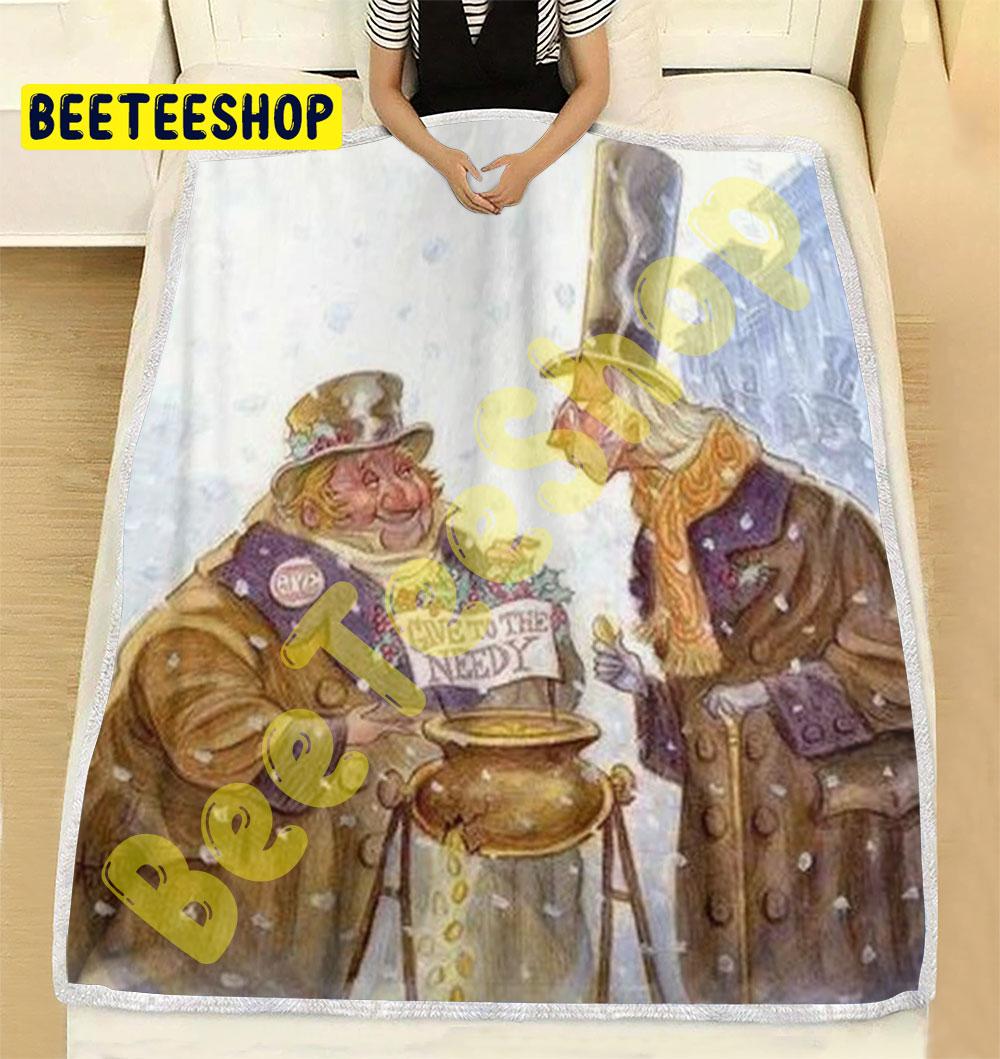 Couple Love Scrooge A Christmas Carol Trending Blanket