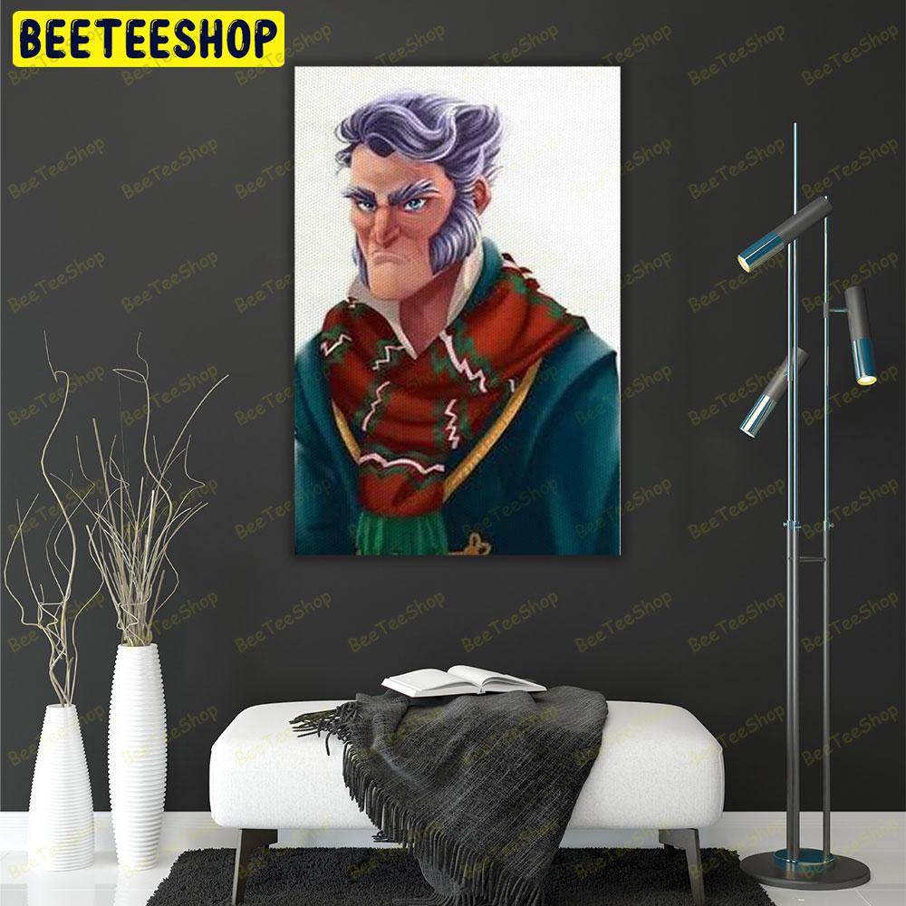 Crazy Scrooge A Christmas Carol Trending US Portrait Canvas