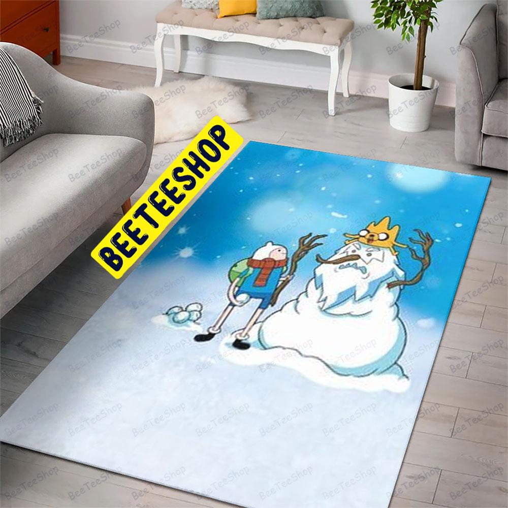 Cute Adventure Time Christmas 1 Trending Rug Rectangle