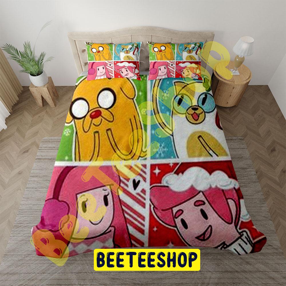 Cute Adventure Time Christmas 3 Trending Bedding Set