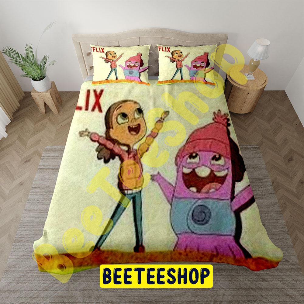 Cute Dreamworks Home For The Holidays 3 Trending Bedding Set