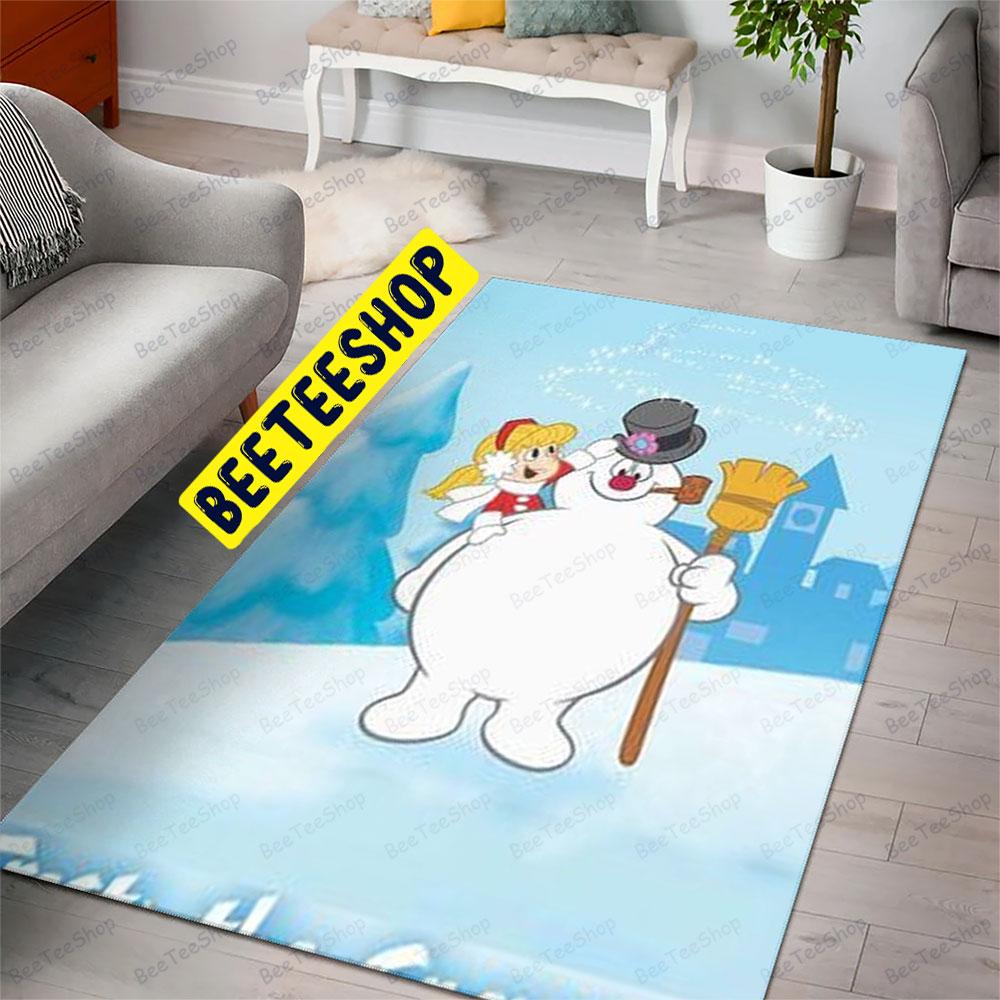 Cute Frosty The Snowman 2 Trending Rug Rectangle