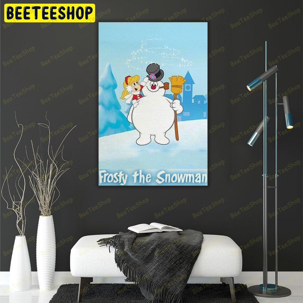 Cute Frosty The Snowman 2 Trending US Portrait Canvas