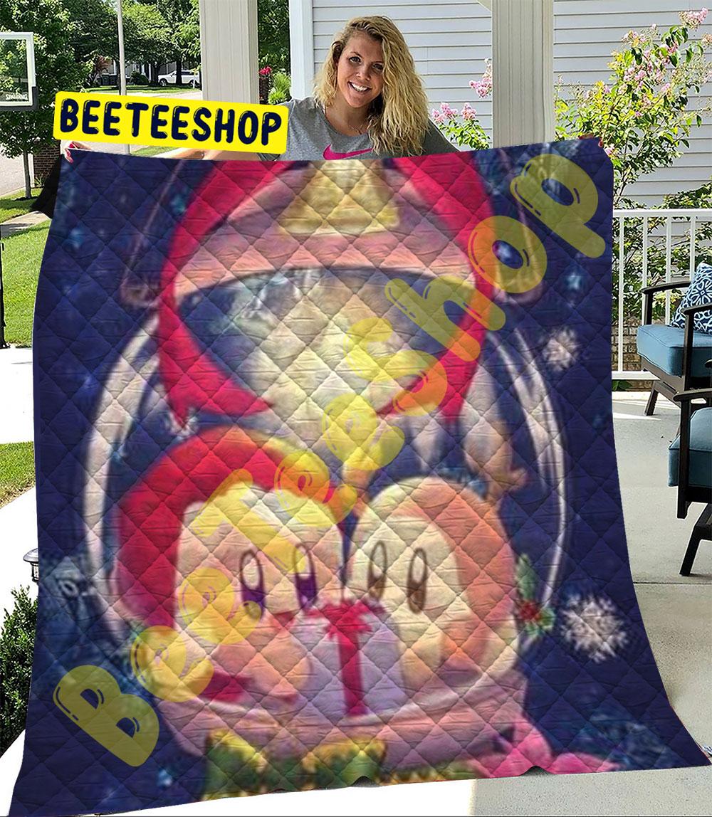 Cute Kirby Christmas 08 Trending Quilt