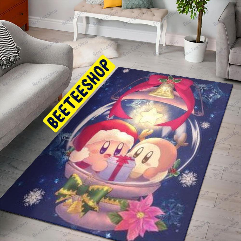 Cute Kirby Christmas 08 Trending Rug Rectangle