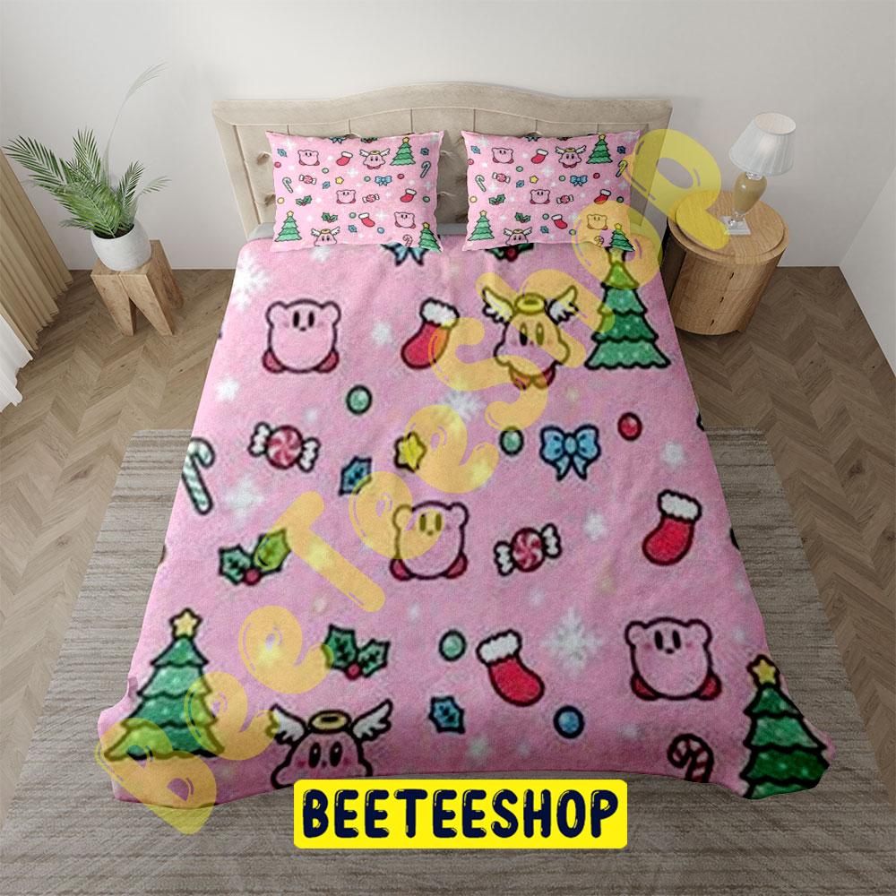 Cute Kirby Christmas 13 Trending Bedding Set