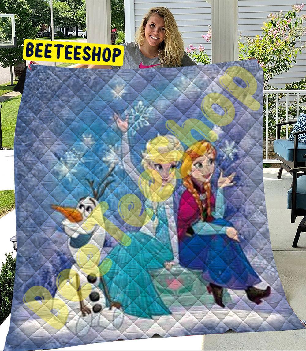 Cute Olaf’s Frozen Adventure 06 Trending Quilt