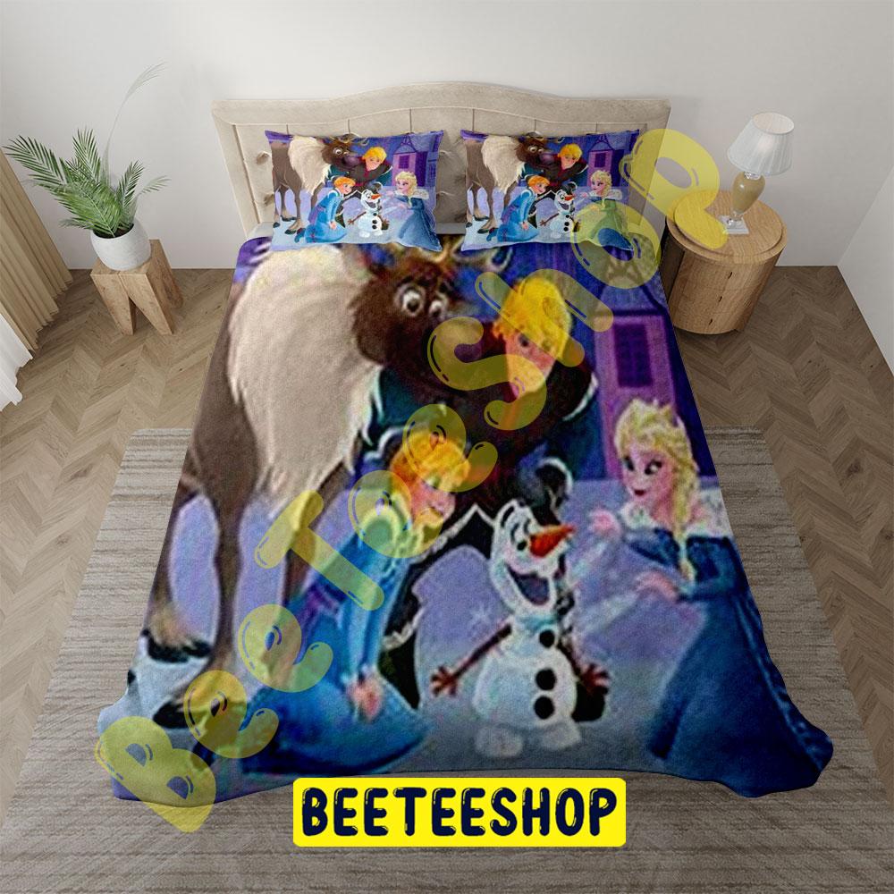 Cute Olaf’s Frozen Adventure 16 Trending Bedding Set