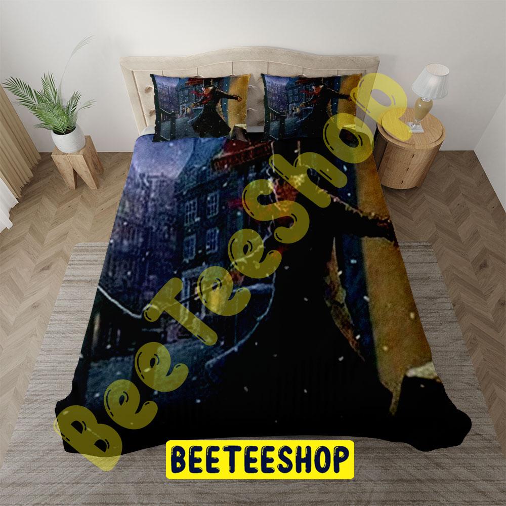 Dance Snow Scrooge A Christmas Carol Trending Bedding Set