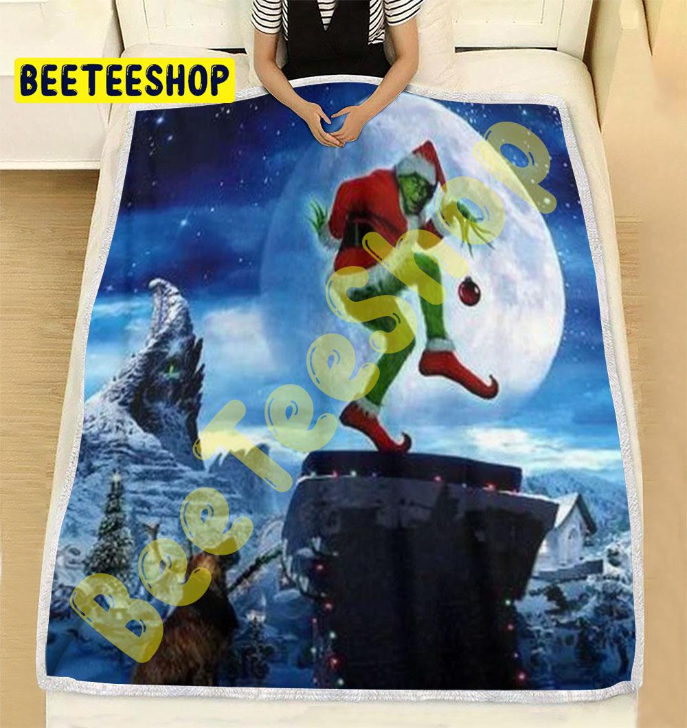 Dr Seuss’ How The Grinch Stole Christmas 03 Trending Blanket