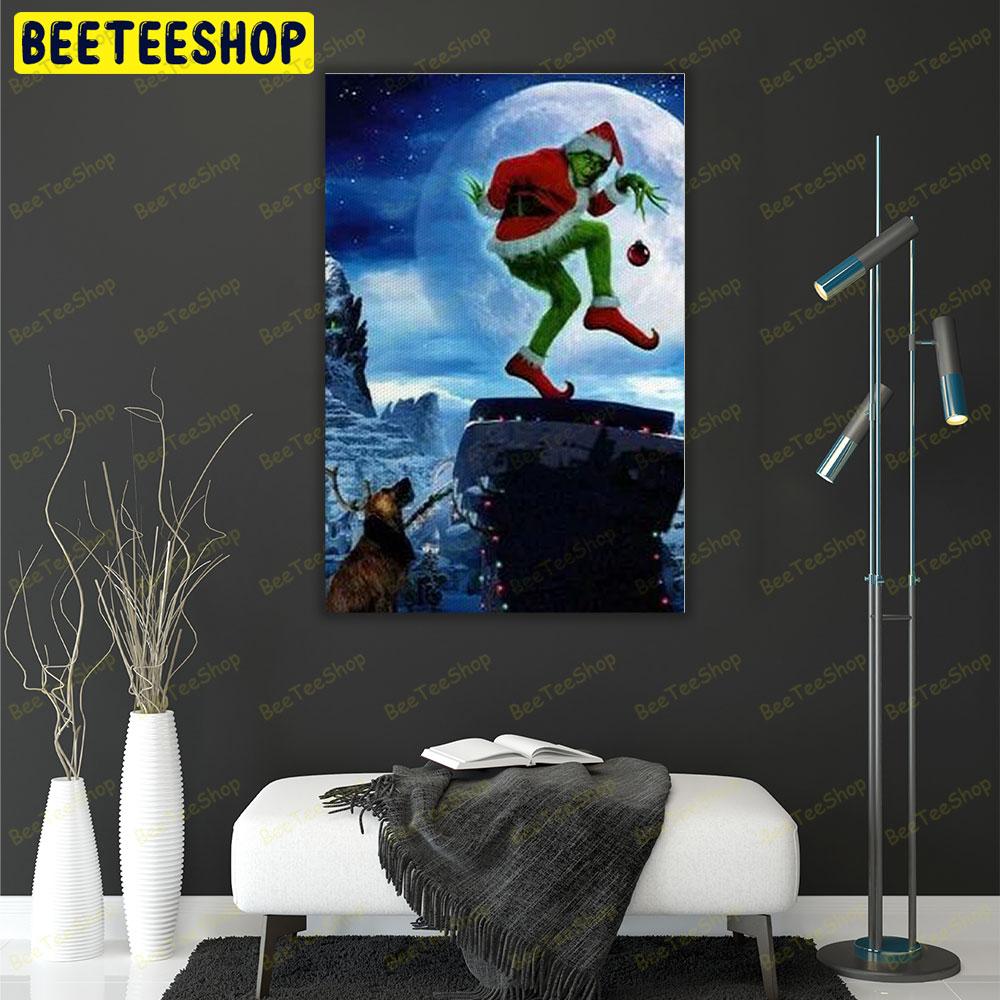 Dr Seuss’ How The Grinch Stole Christmas 03 Trending US Portrait Canvas