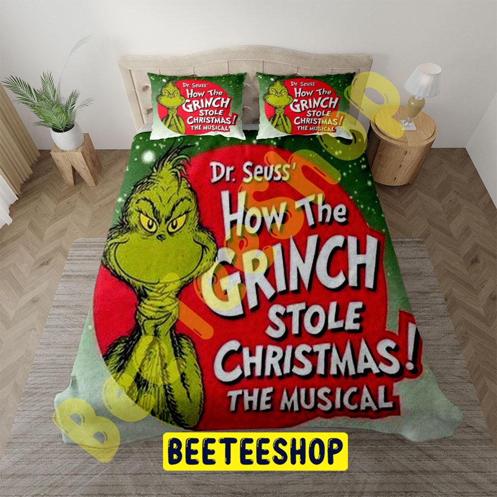 Dr Seuss’ How The Grinch Stole Christmas 05 Trending Bedding Set