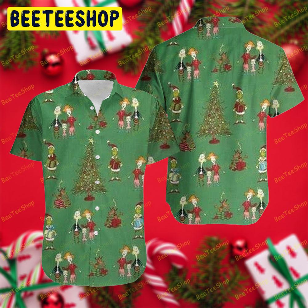 Dr Seuss’ How The Grinch Stole Christmas 10 Trending Hawaii Shirt