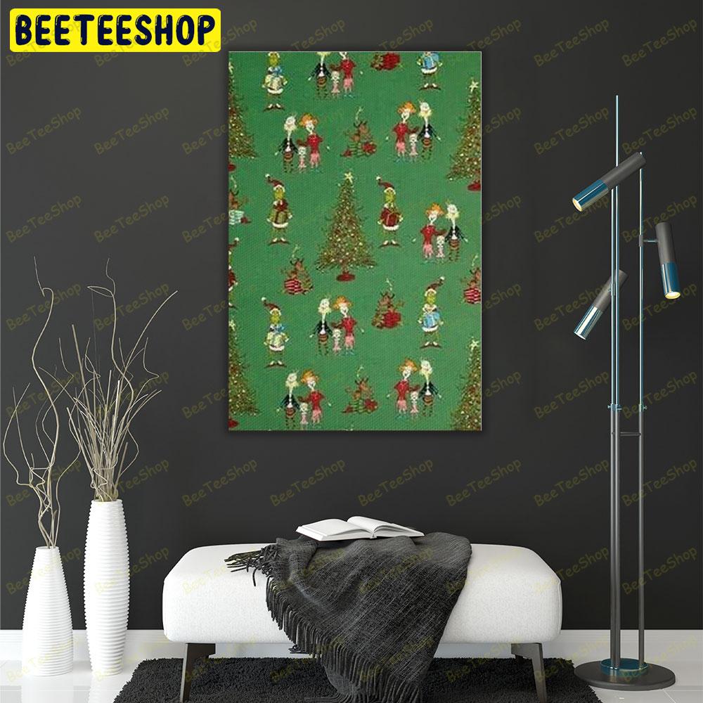 Dr Seuss’ How The Grinch Stole Christmas 10 Trending US Portrait Canvas