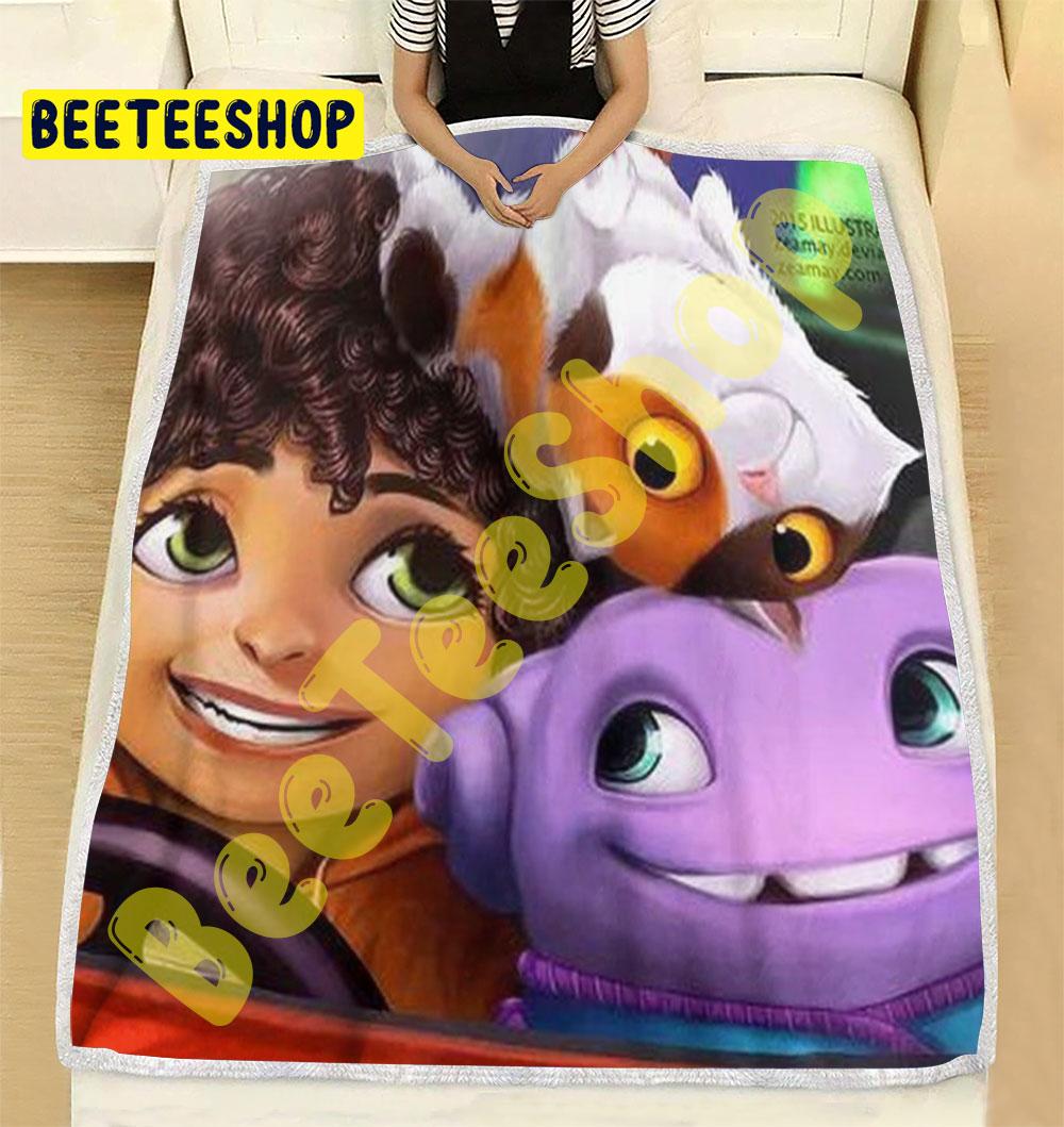 Dreamworks Home For The Holidays 02 Trending Blanket