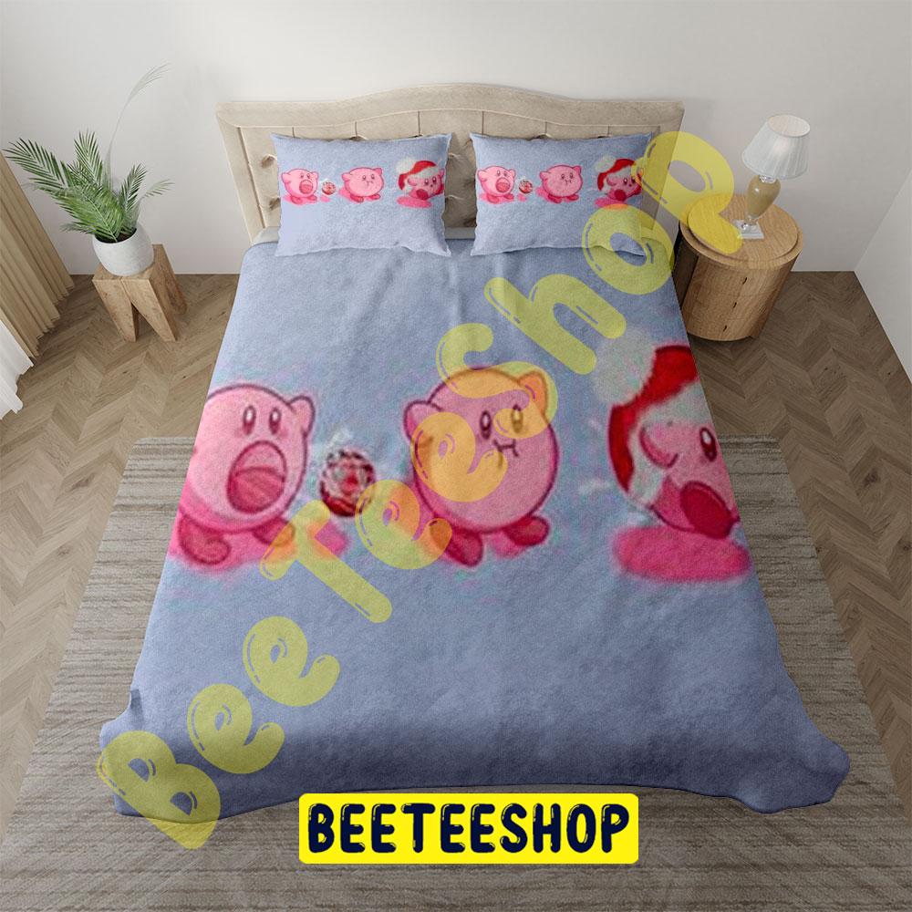 Funny Kirby Christmas 02 Trending Bedding Set