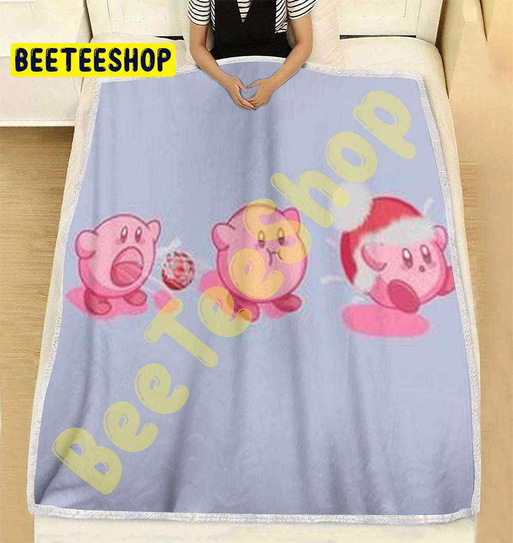 Funny Kirby Christmas 02 Trending Blanket