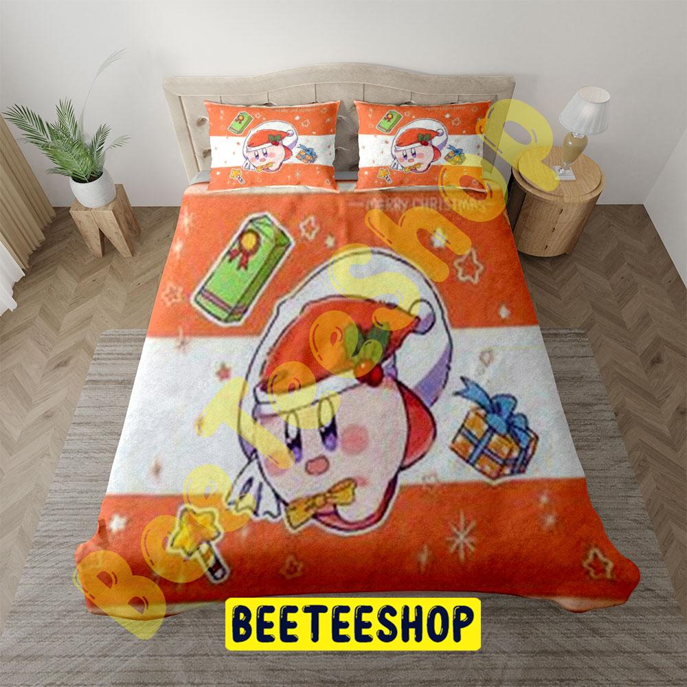 Funny Kirby Christmas 09 Trending Bedding Set