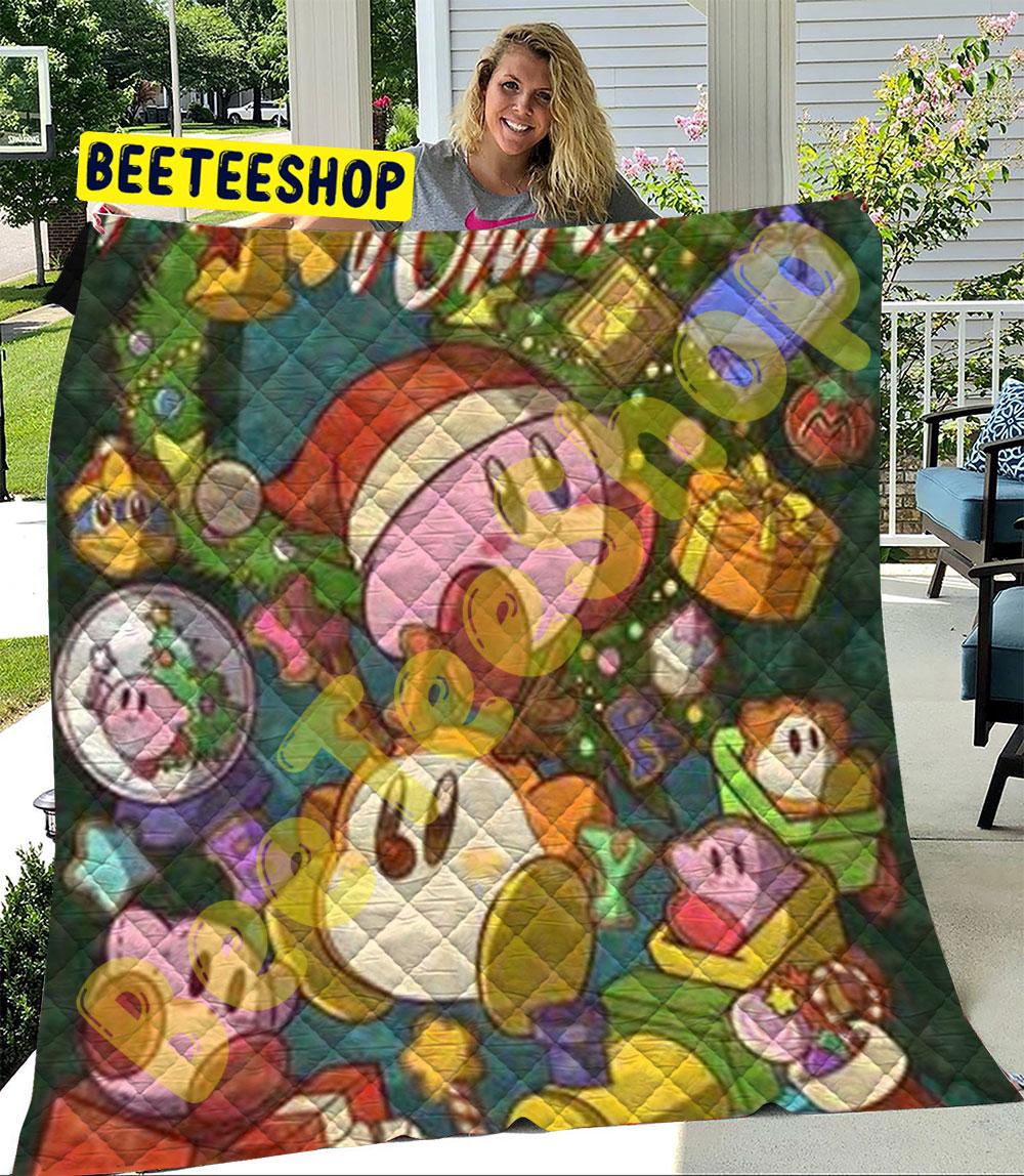 Funny Kirby Christmas 10 Trending Quilt