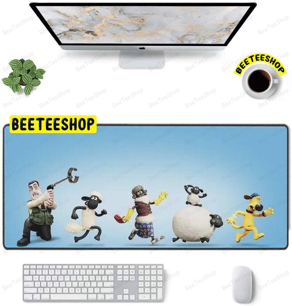 Funny Shaun The Sheep The Flight Before Christmas 04 Trending Mouse Pad