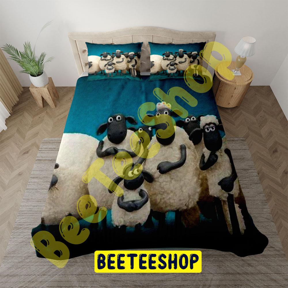 Funny Shaun The Sheep The Flight Before Christmas 05 Trending Bedding Set