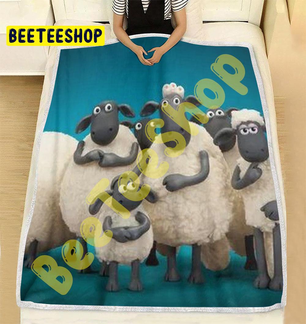 Funny Shaun The Sheep The Flight Before Christmas 05 Trending Blanket