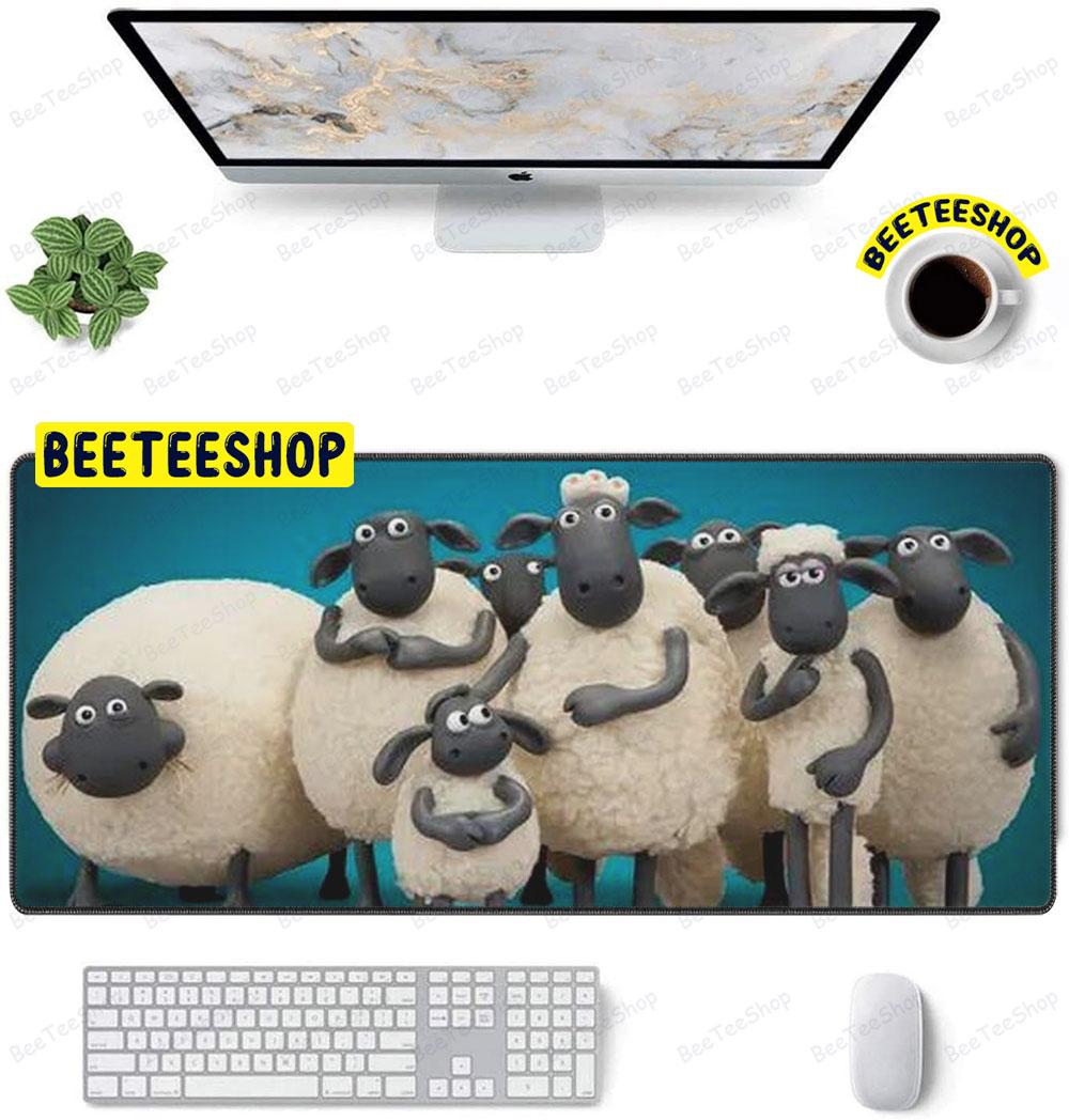 Funny Shaun The Sheep The Flight Before Christmas 05 Trending Mouse Pad