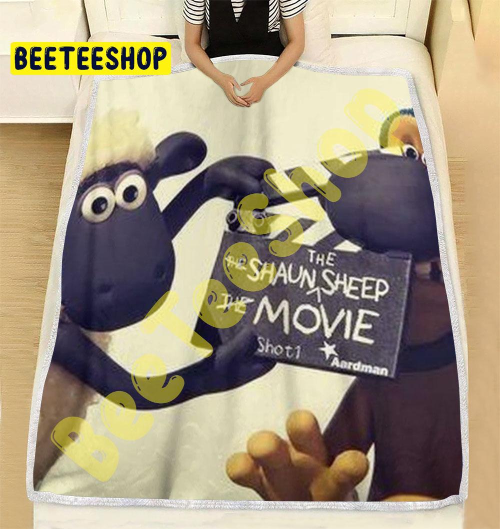 Funny Shaun The Sheep The Flight Before Christmas 08 Trending Blanket