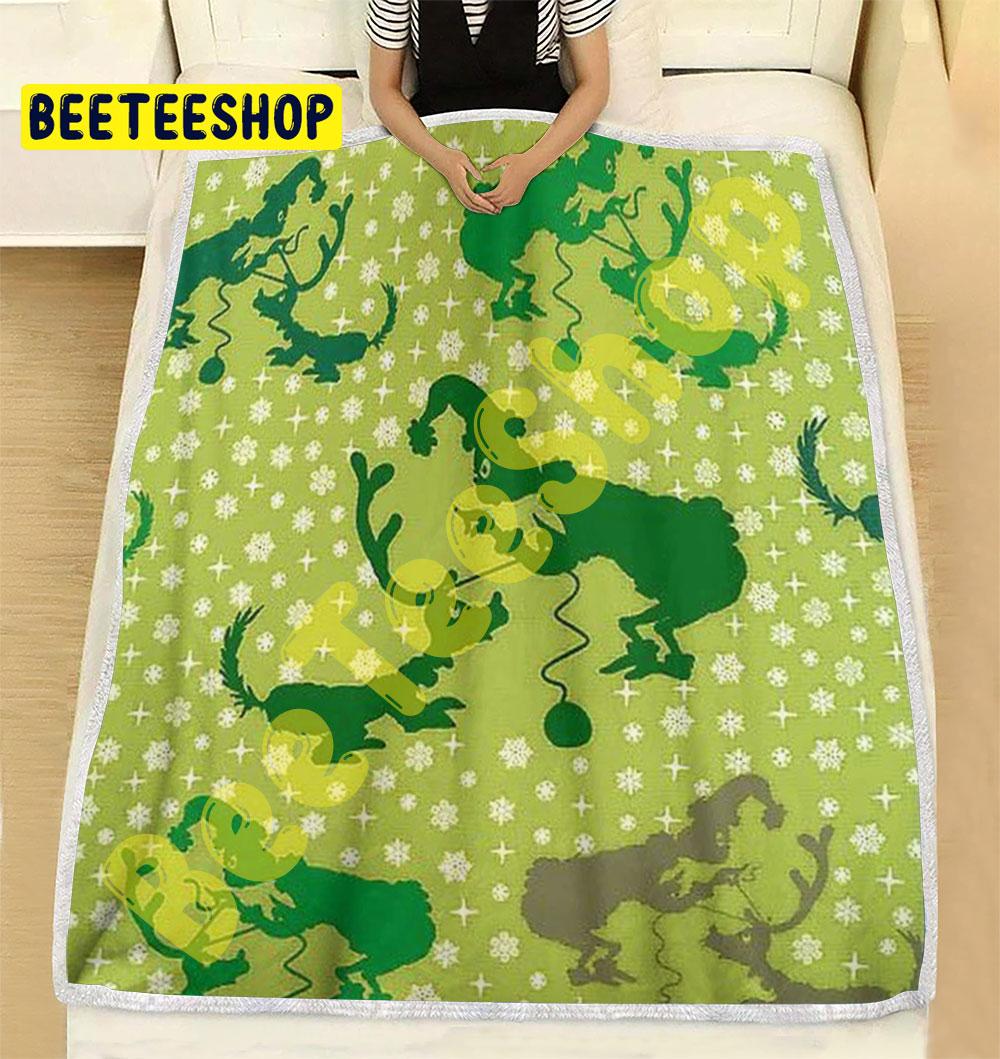 Green Art Grinch Trending Blanket