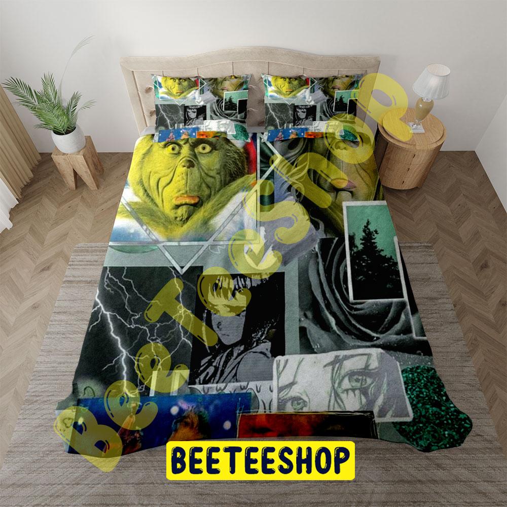 Green Style Grinch Trending Bedding Set