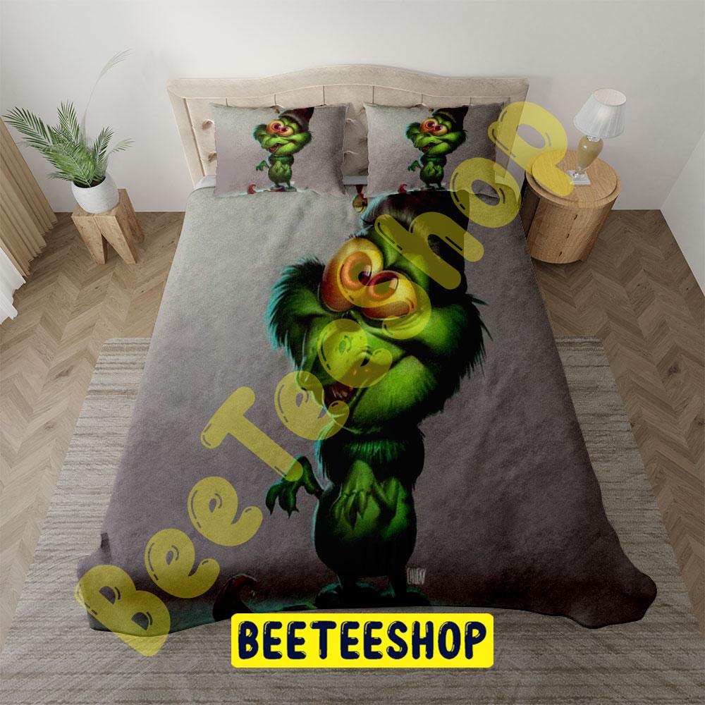 Grinch Monster Trending Bedding Set