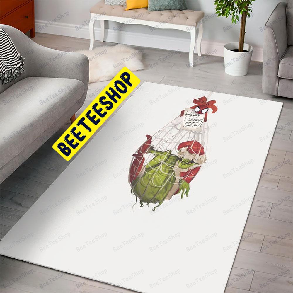 Happy Holiday Spidey Grinch Trending Rug Rectangle