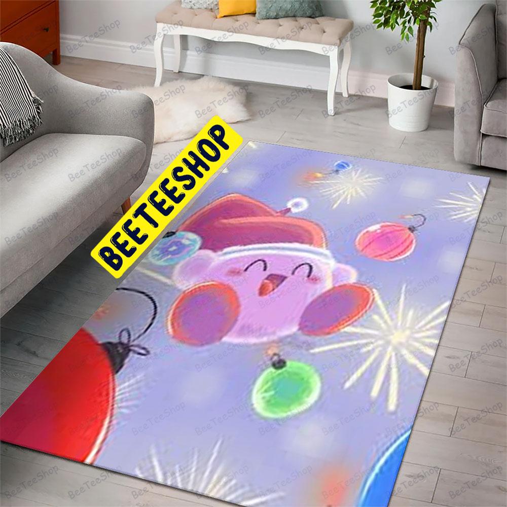 Kirby Christmas 22 Trending Rug Rectangle