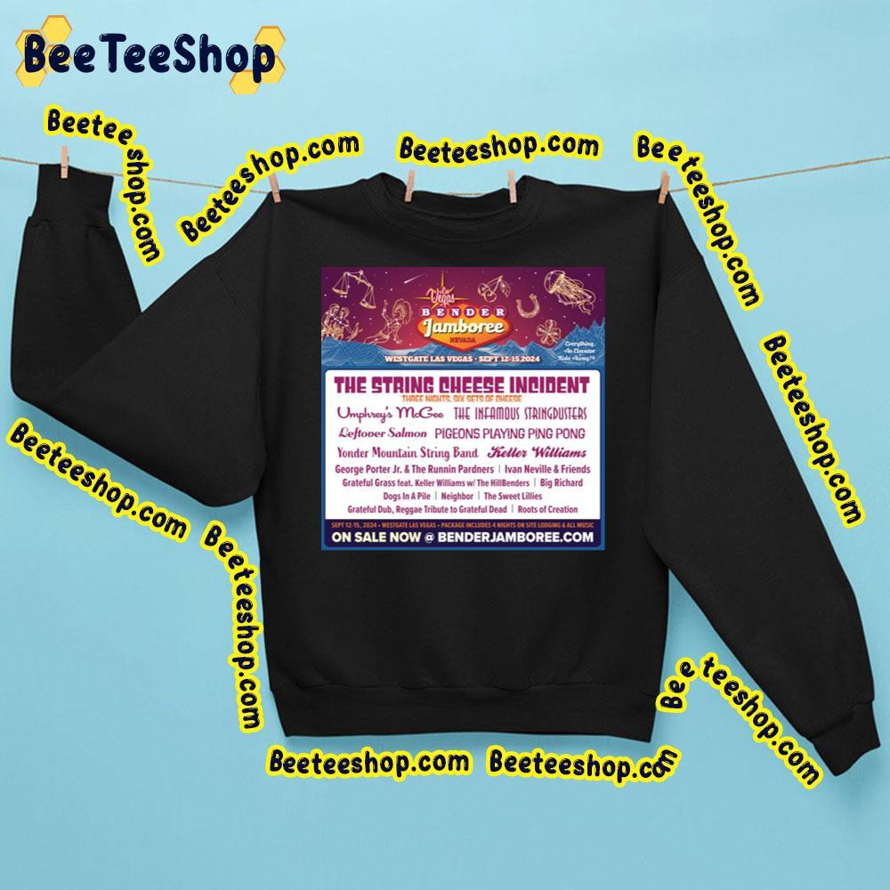 Las Vegas For The Bender Jamboree Sept 2024 The String Cheese Incident Trending Unisex Sweatshirt