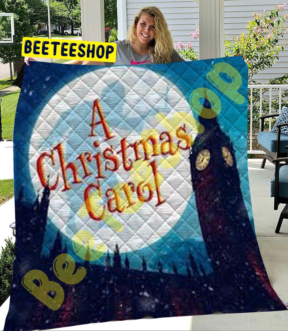 Moon Logo Scrooge A Christmas Carol Trending Quilt