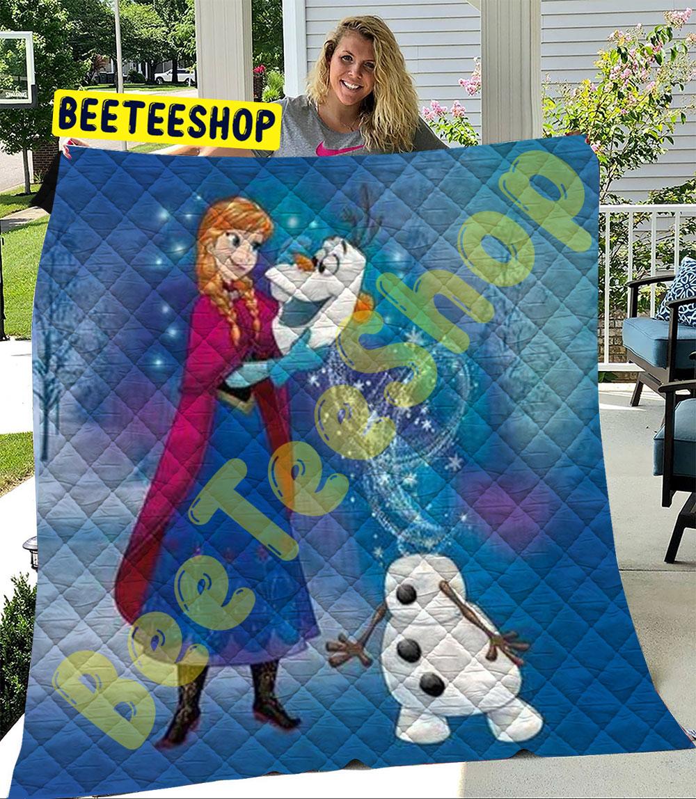 Olaf’s Frozen Adventure 10 Trending Quilt