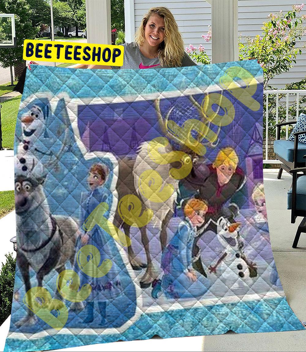 Olaf’s Frozen Adventure 24 Trending Quilt