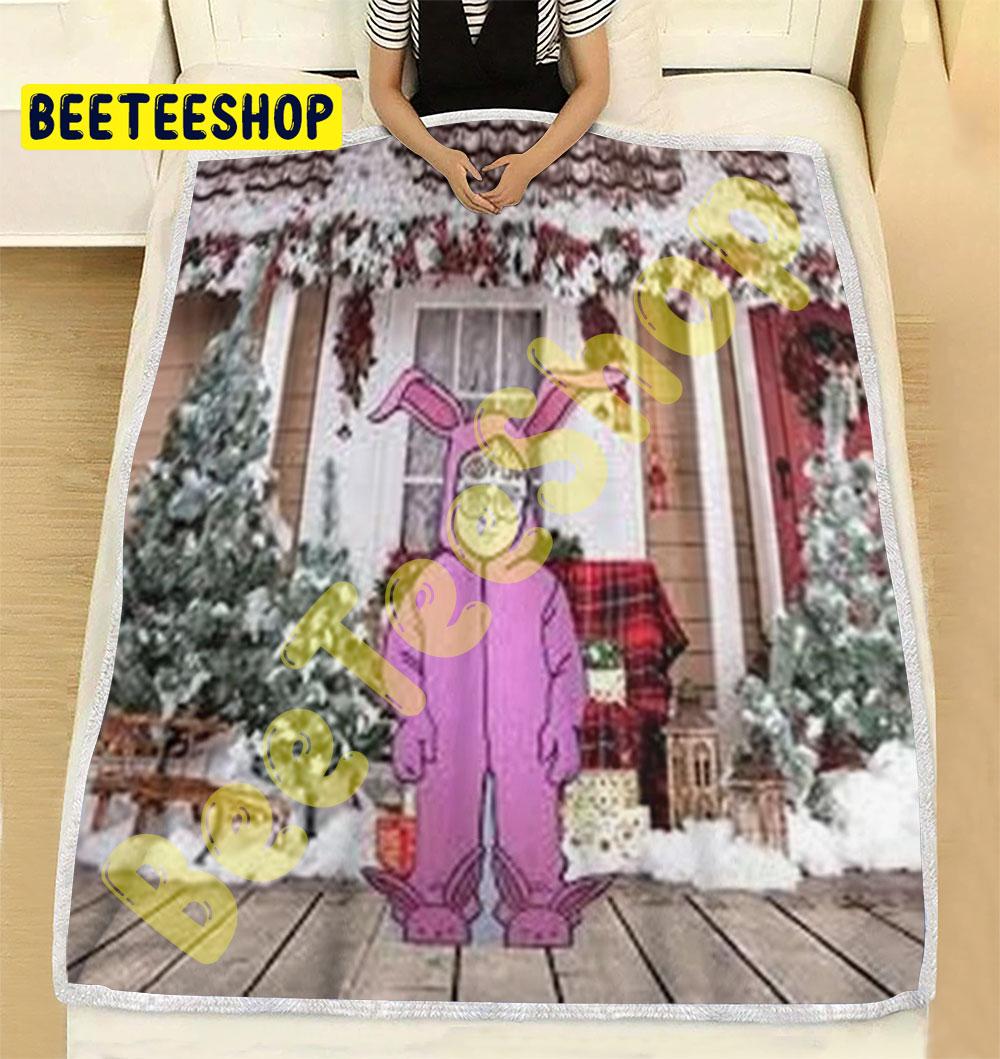 Rabbit A Christmas Story Christmas Trending Blanket