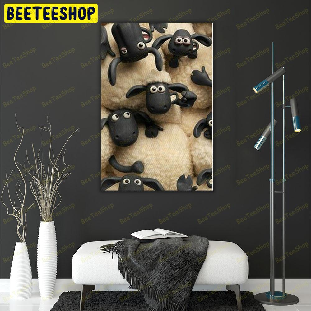 Shaun The Sheep The Flight Before Christmas 8 Trending US Portrait Canvas