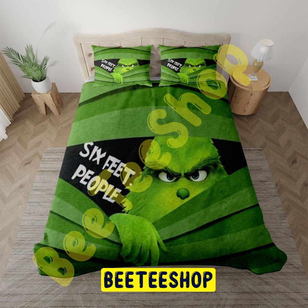 Six Feet People Grinch Trending Bedding Set