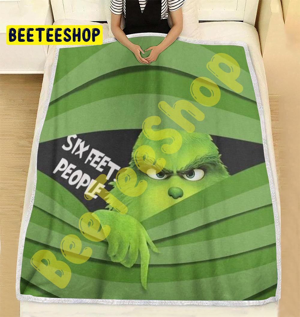 Six Feet People Grinch Trending Blanket