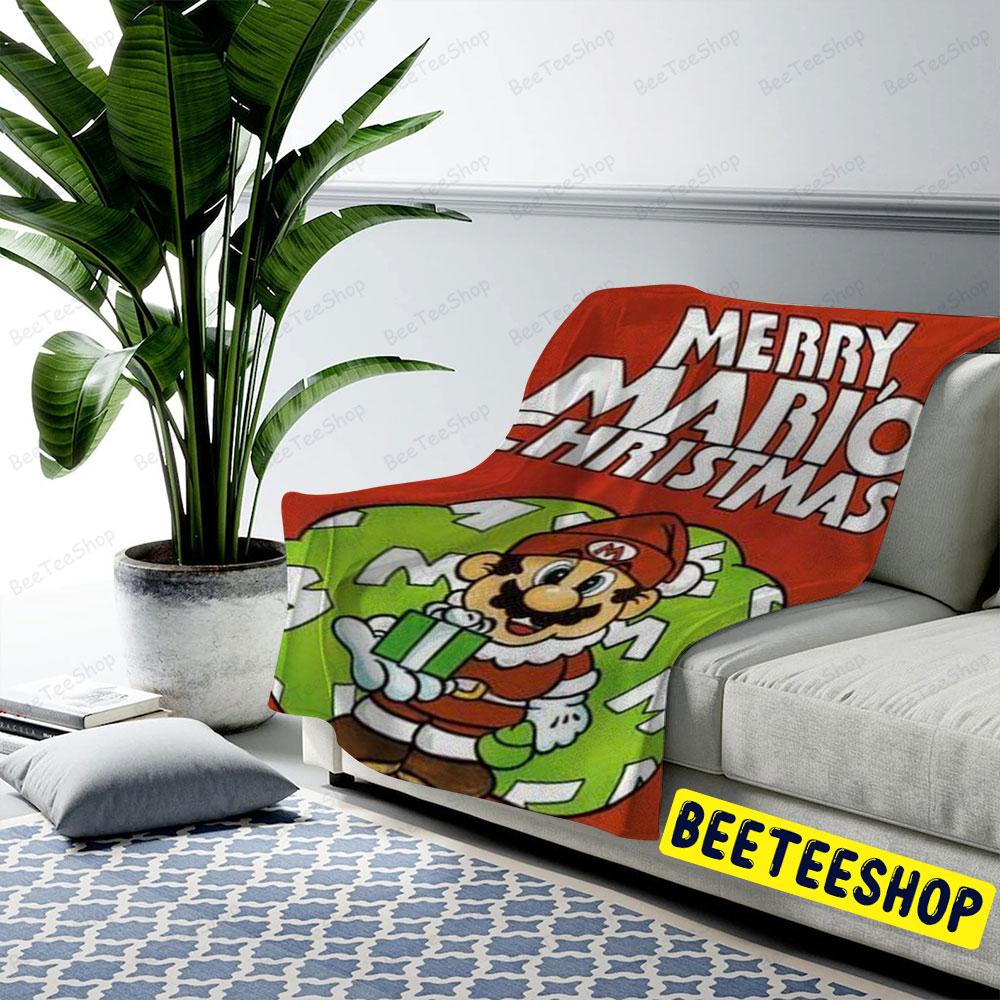 Super Mario Christmas 10 Trending US Cozy Blanket