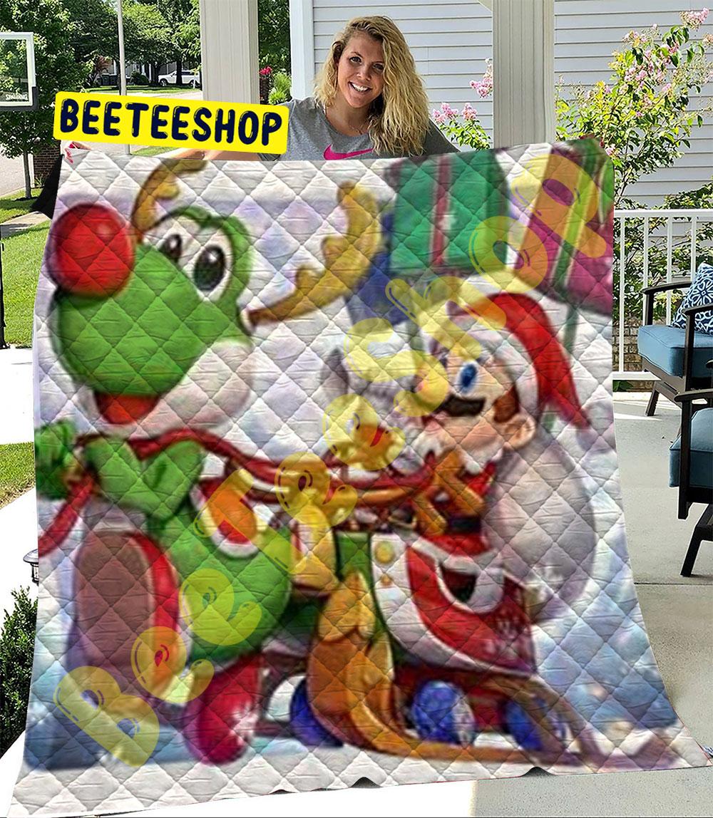 Super Mario Christmas 12 Trending Quilt