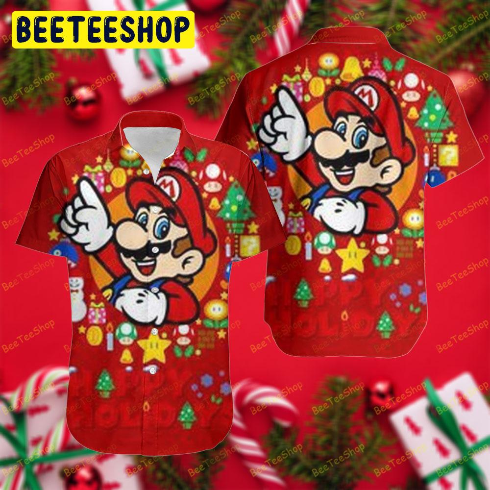 Super Mario Christmas 18 Trending Hawaii Shirt