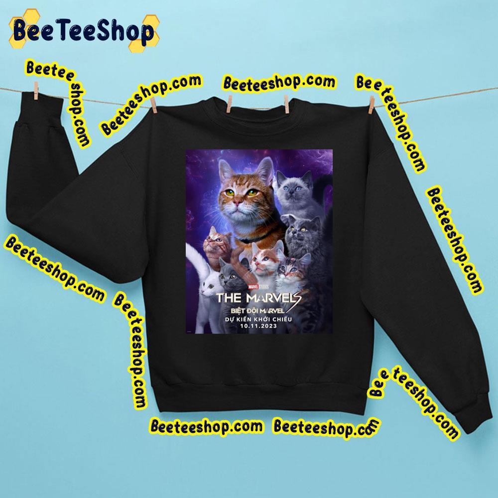 The Marvels Funny Cats Trending Unisex Sweatshirt