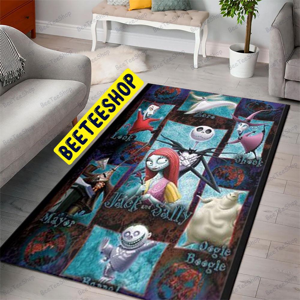 The Nightmare Before Christmas Jack 08 Trending Rug Rectangle