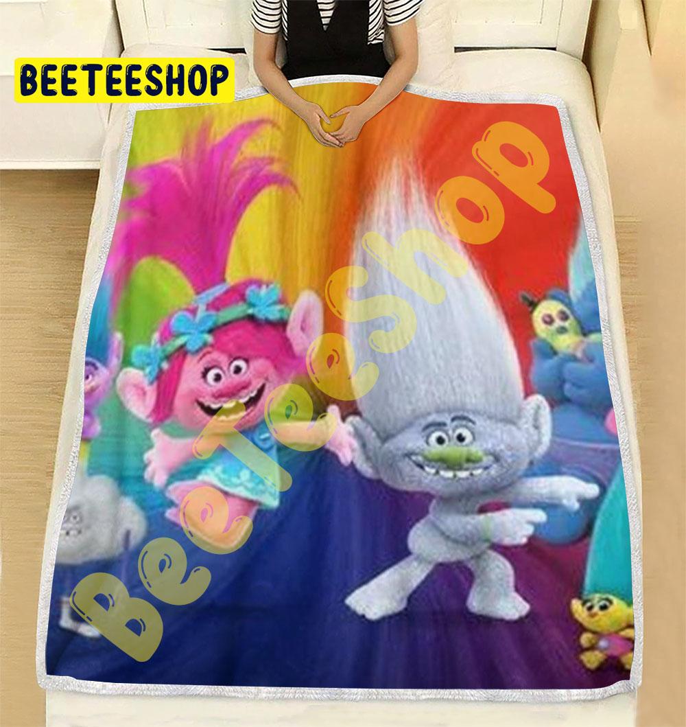 Trolls Holiday 22 Trending Blanket