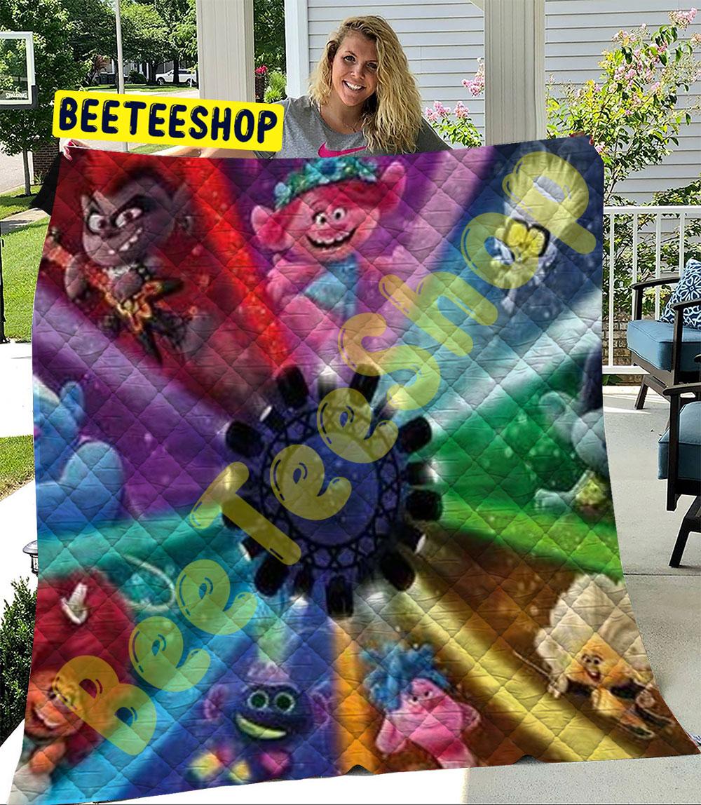 Trolls Holiday 23 Trending Quilt